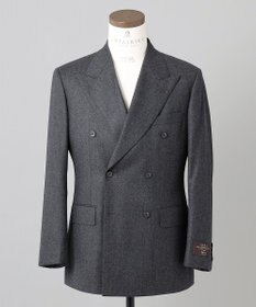 GOTAIRIKU 【CANONICO】サキソニー Super 120's ダブルブレストスーツ