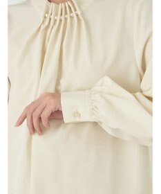 earth music&ecology パールタックブラウス