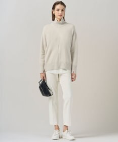 ICB L 【新色追加】ソフトカシミヤミックス ハイネックニット
