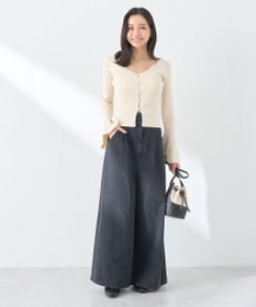 earth music&ecology リブニットカーディガン