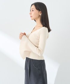 earth music&ecology リブニットカーディガン