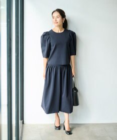 #Newans 【セレモニーにも】バルーンフレアニットスカート