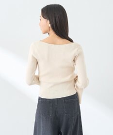 earth music&ecology リブニットカーディガン