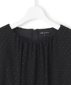 23区 L 【APPLAUDIR】ドットシアークレープ ドレス