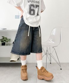 WEGO 【MLサイズ展開】ハイカットベルト厚底スニーカー