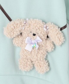 ANY KIDS アニマルポシェット 裏シャギー トレーナー