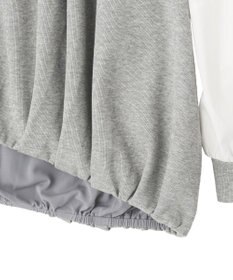 YECCA VECCA アシメバルーンプルオーバー