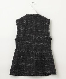 Feroux 【洗える】ラメツイード ジレ