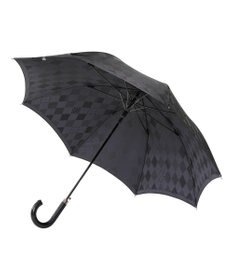 槇田商店 monotone アーガイル ブラック 長傘