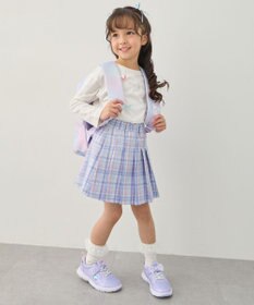 ANY KIDS チェックプリーツスカパン