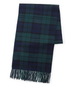 J.PRESS MEN リバーシブル カシミヤマフラー ネイビー系3