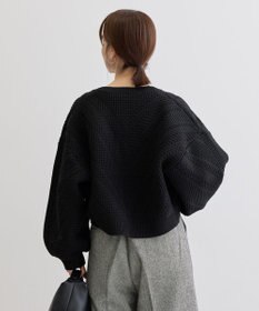 Green Parks ・ＥＬＥＮＣＡＲＥ　ＤＵＥ　ジャカードカーディガン