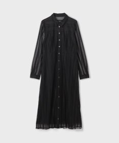 GRACE CONTINENTAL ストライプレースシャツワンピース