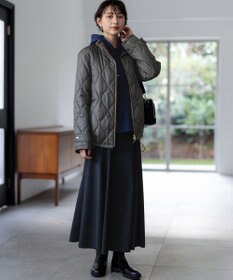 23区 L 【洗える】ダブルフェイスニット パーカー