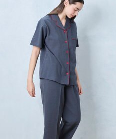 une nana cool 【綿混】アルティメットエアー天竺半袖パジャマ MADE WITH LIBERTY FABRIC