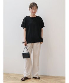 AMERICAN HOLIC 接触冷感袖タックカットプルオーバー