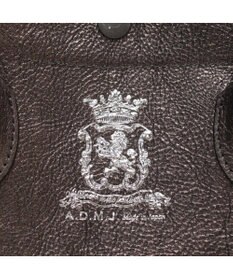 A.D.M.J. 【牛革】メタリックレザー/キューブトート21cm