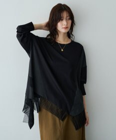 YECCA VECCA 裾アシメデザインプルオーバー②