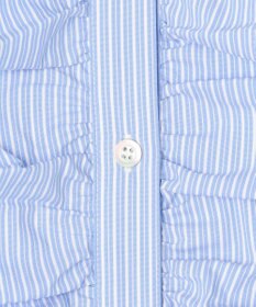 組曲 コンパクトシャーティング フリルブラウス