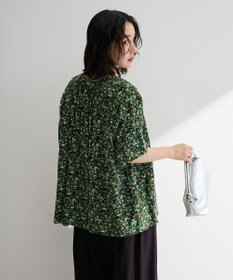 Green Parks 【WEB限定】アソート柄さらっとレーヨンブラウスⅡ
