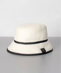 AURORA LANVIN en Bleu ランバン オン ブルー ボアバケットハット