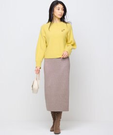 組曲 【Oggiコラボ】きらきらラメニットスカート