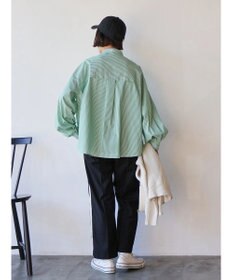 AMERICAN HOLIC イージーケア切替タックワイドシャツ