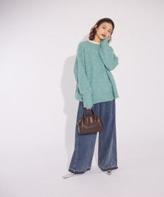 Green Parks ブークレＭＩＸニットチュニック