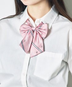 WEGO 【SCHOOLITEM】エンブレム柄スクールリボン