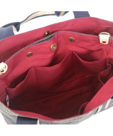 Regalo Felice 【撥水 / 色落ちしないデニム調生地 / ショルダー付】2層トート / REGALO