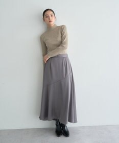 YECCA VECCA ラメ混ハイネックリブニット