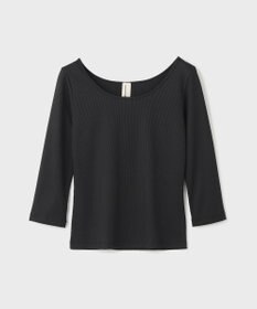 GRACE CONTINENTAL テレコボートネックトップ