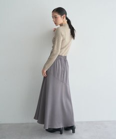 YECCA VECCA ラメ混ハイネックリブニット