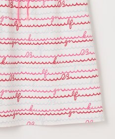 23区GOLF 機能素材で快適なラウンドを【WOMEN】ウェーブロゴ柄 ワンピース