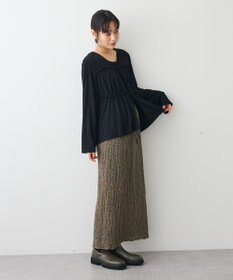 CRAFT STANDARD BOUTIQUE シャーリングジャガードスカート