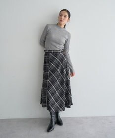 YECCA VECCA ラメ混ハイネックリブニット