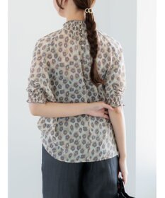 Te chichi パターンアソートシャーリングブラウス