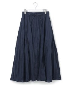 J.PRESS YORK STREET 【WOMEN】クリンクルフレアギャザー スカート