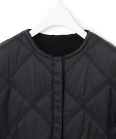 ICB 【リバーシブル着用可能】 ウールパイルキルト ミドル丈コート