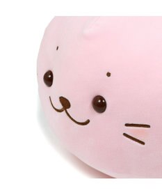 Mother garden しろたん 桜色 ふわもち 抱き枕 ぬいぐるみ 小 55cm