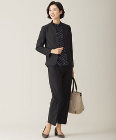 J.PRESS LADIES L 【セットアップ対応】BAHARIYE SOLID テーパード パンツ