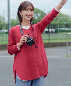 Tiaclasse 【安田美沙子さん着用・新色追加・洗える】ラウンドヘムニットチュニック