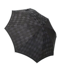 槇田商店 monotone アーガイル ブラック 長傘