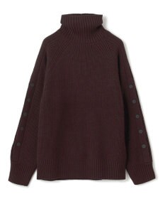 BEIGE， 【洗える】LEADER / ボタンディティールハイネックトップス