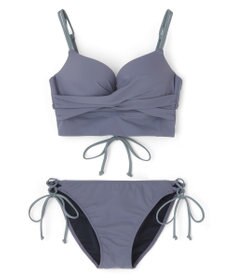 San-ai Resort（三愛水着楽園） 【WEB限定商品】【UPF50＋】ワコール共同開発ノンワイヤーなのにぷっくり美胸を作る【ダブルアップ】　ノンワイヤービスチェビキニ M1 M2 L1　　【San-ai Resort（サンアイリゾート）】
