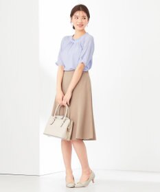 ANY SIS 【美人百花6月号掲載】シアーストライプ ブラウス