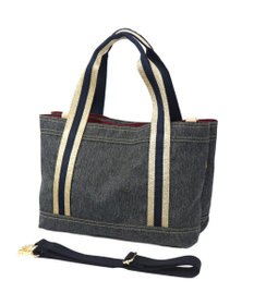 Regalo Felice 【撥水 / 色落ちしないデニム調生地 / ショルダー付】2層トート / REGALO