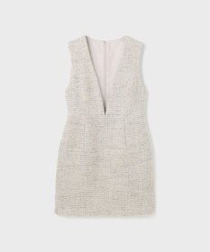 GRACE CONTINENTAL ラメループツイードジャンパースカート