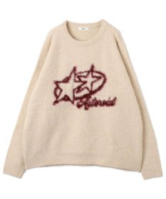 WEGO 【ユニセックス着用ITEM/MLサイズ展開】シャギーグラフィックプルオーバー