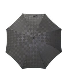 槇田商店 monotone アーガイル ブラック 長傘